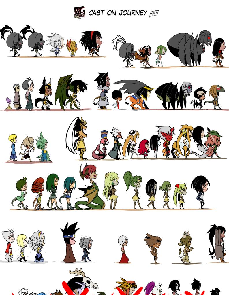 Monster girls on tour - Episode 714, Page 1: Page 714